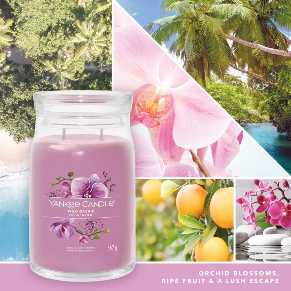 Yankee Candle Wild Orchid Large Jar Extra Image 3